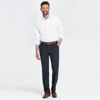 Herren-Hose marine, Regular Fit 