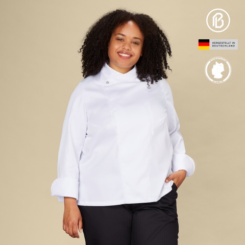 Satin-Cora, weiß 