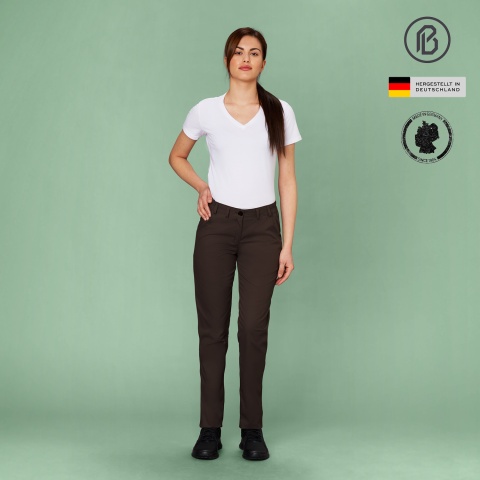 Chino-StraightFit, Damen-Kochhose PRISMA Nr.26 