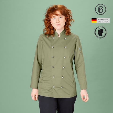 Colorel-Clarissa, Damenkochjacke in 4 Farben 