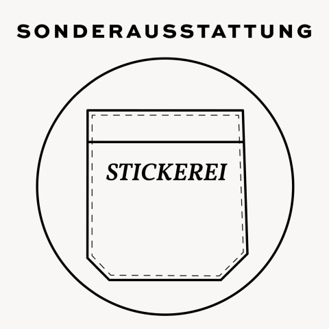 (S01) Stickerei, 1-zeilig 
