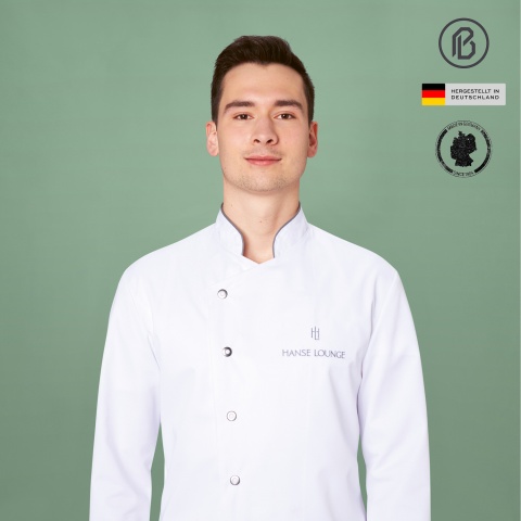 Herren-Kochjacke Facile-Anton, weiss 
