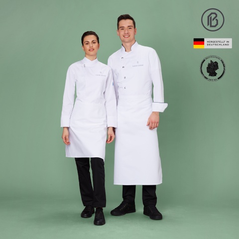 KÖPER Kochschürze , weiss 