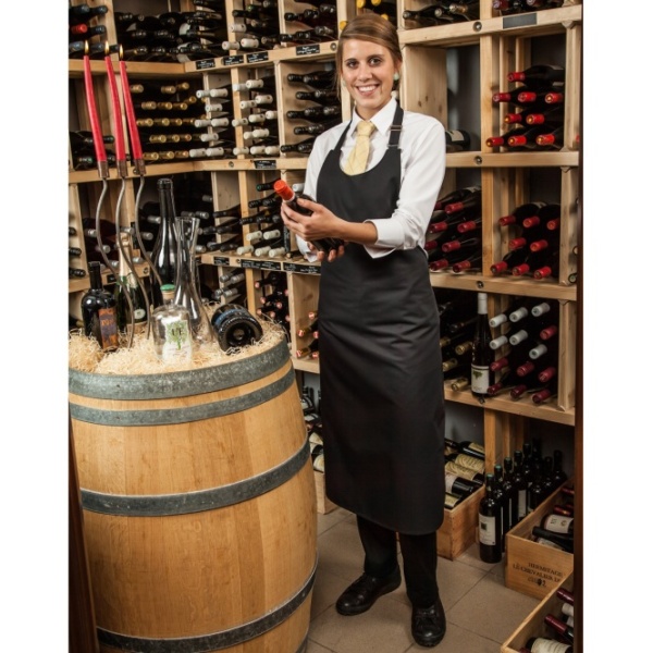 Service-Latzschürze mit Ausschnitt 