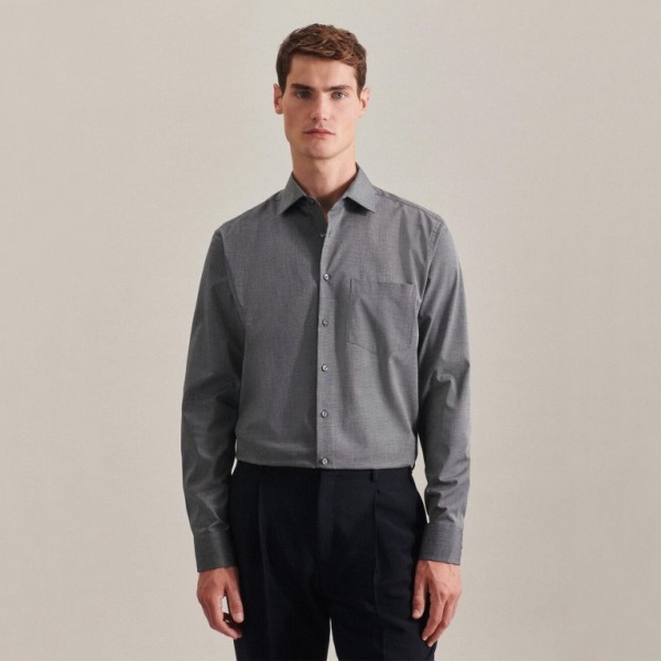 Herren-Hemd von SEIDENSTICKER  -SALE- 