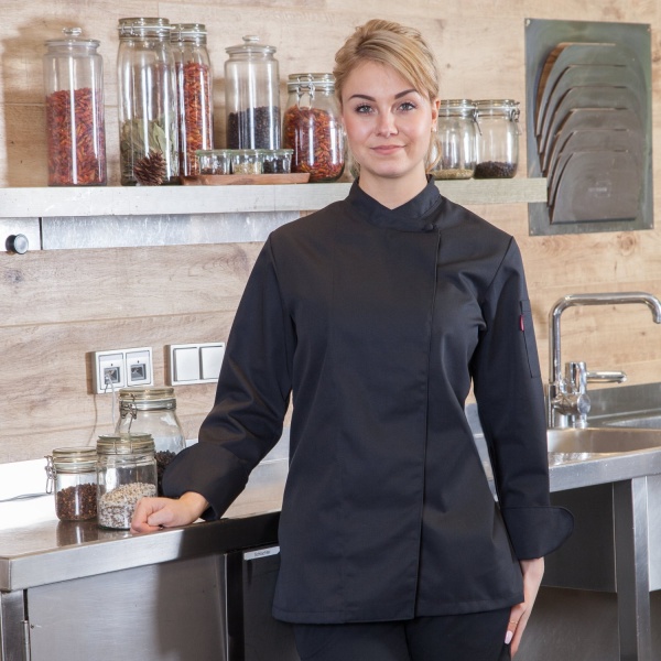 Neo-Cora, Damenkochjacke in 4 Farben 