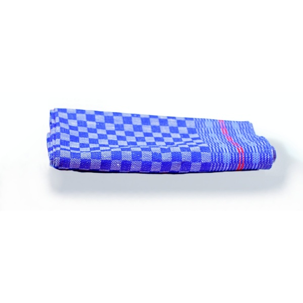 Grubentücher/Torchons  50x100cm, blau-kariert 