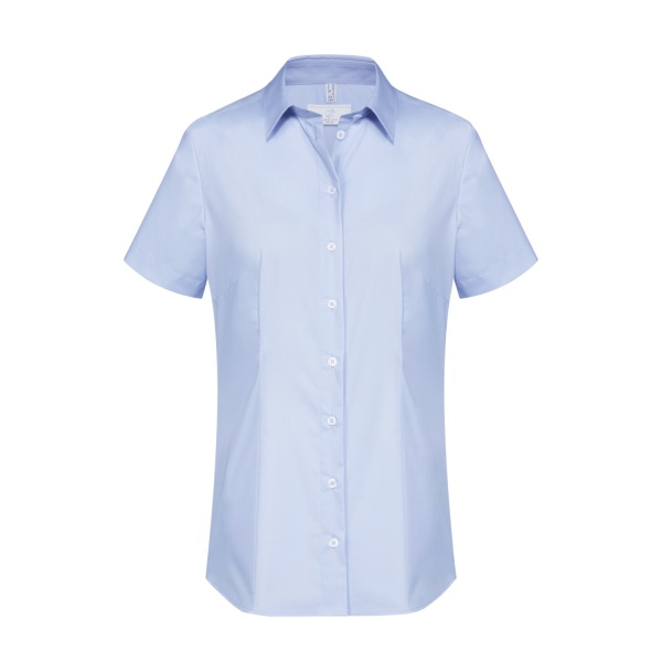Basic-Bluse, bleu 