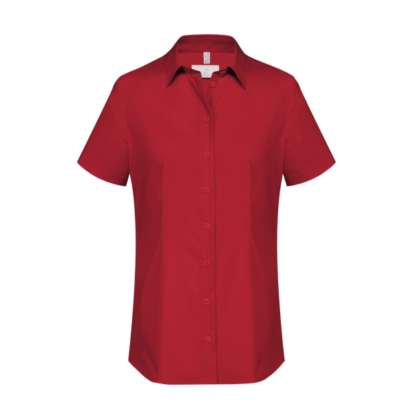 Basic-Bluse, rot 