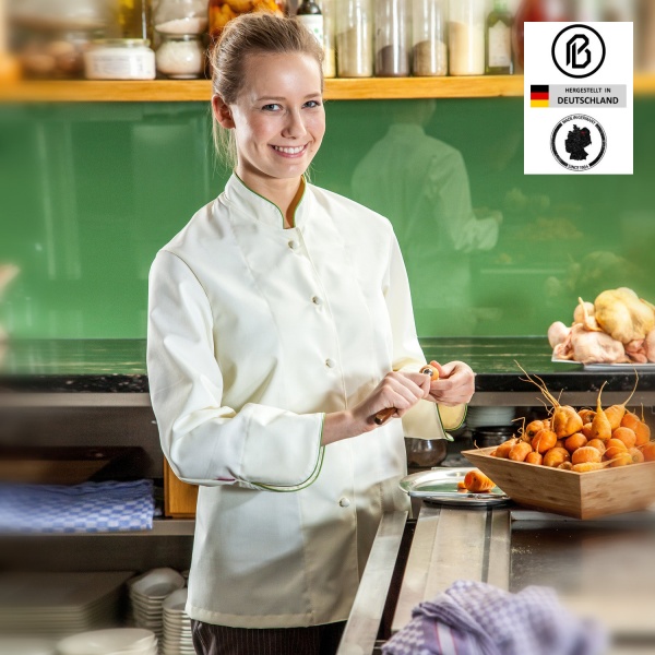 Colorel-Sarah, farbige Damenkochjacke 