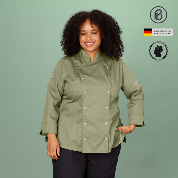 Colorel-Carla, farbige Damenkochjacke 