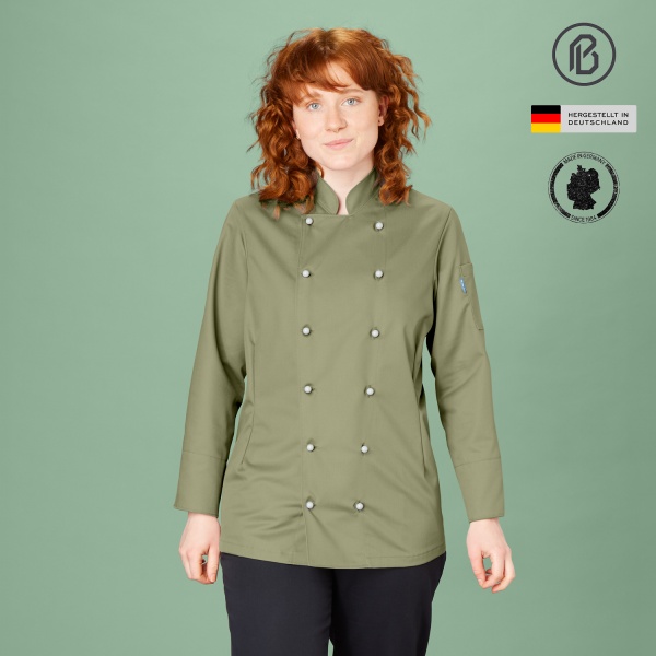 Colorel-Clarissa, Damenkochjacke in 5 Farben 