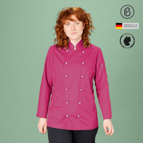 Prisma-Clarissa, Damenkochjacke in 4 Farben 