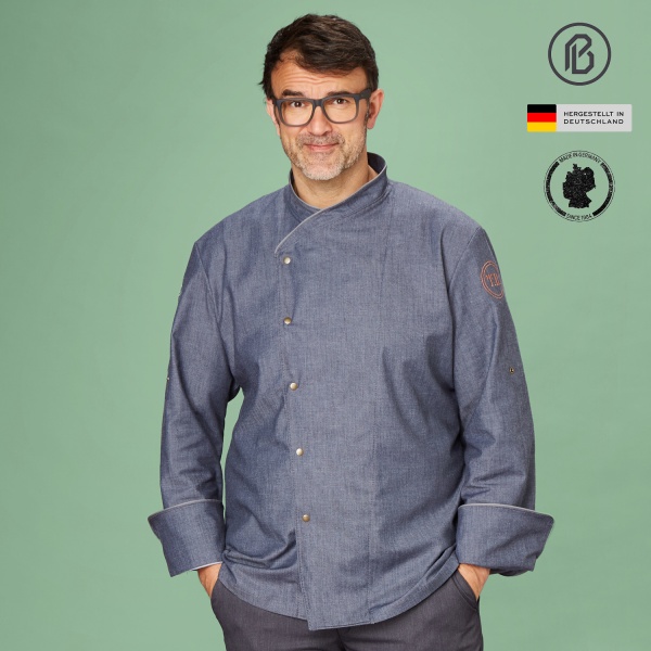 Treck-Finix, Kochjacke Denimoptik 