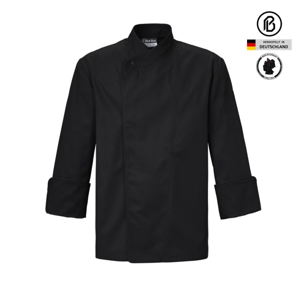 Ergo-Conti schwarze Kochjacke 