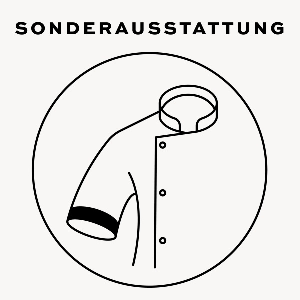 Farbiger Ärmelbesatz 