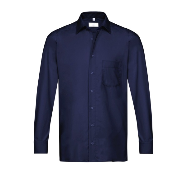 Basic-Hemd, marineblau 