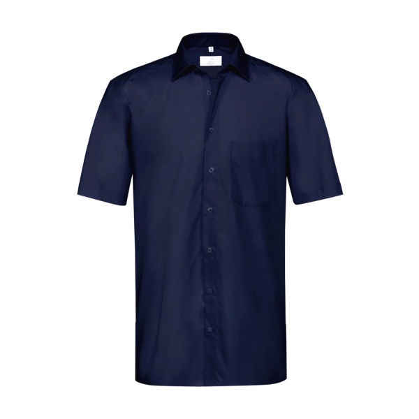 Basic-Hemd, marineblau 