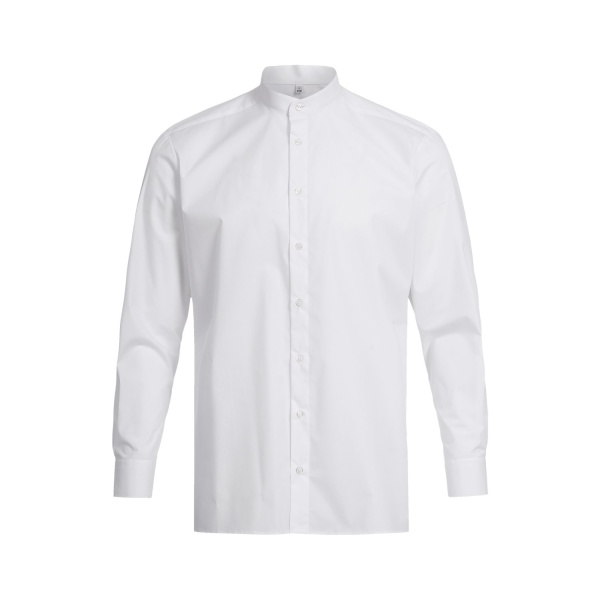 Hemd mit Mandarin-Stehkragen, 2 Farben 