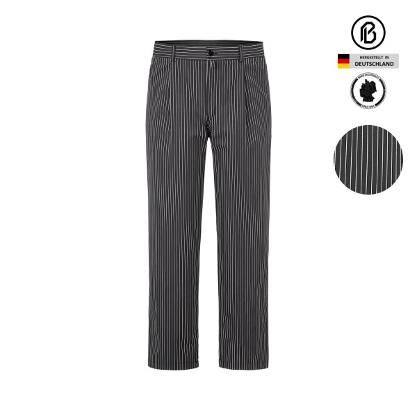 Kochhose mit Bundfalten 