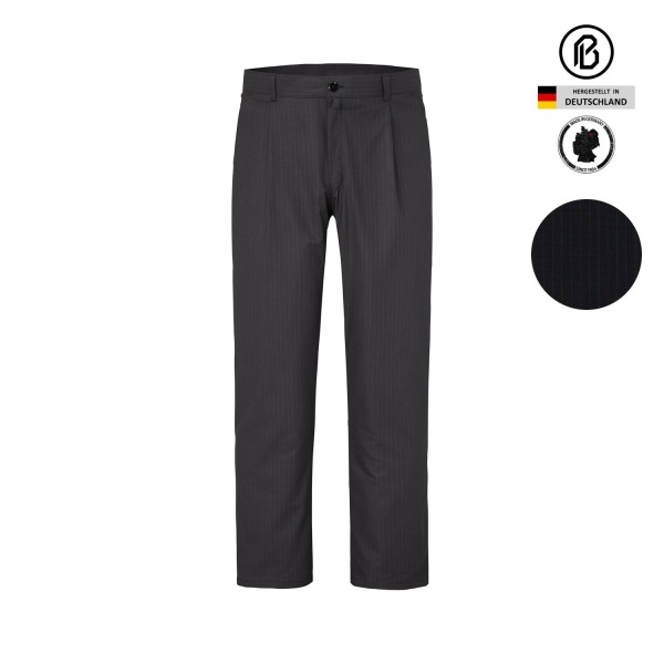 Kochhose, mit Bundfalten 