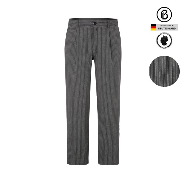 Kochhose, mit Bundfalten 