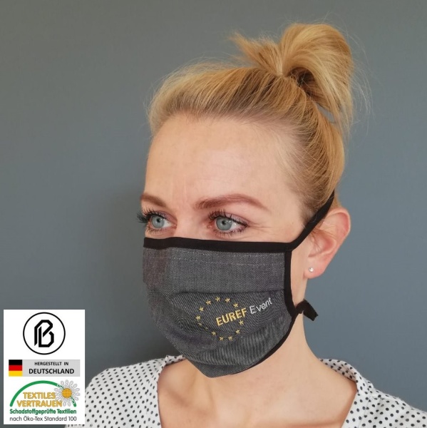 Community-Maske mit Logo-Stickerei 