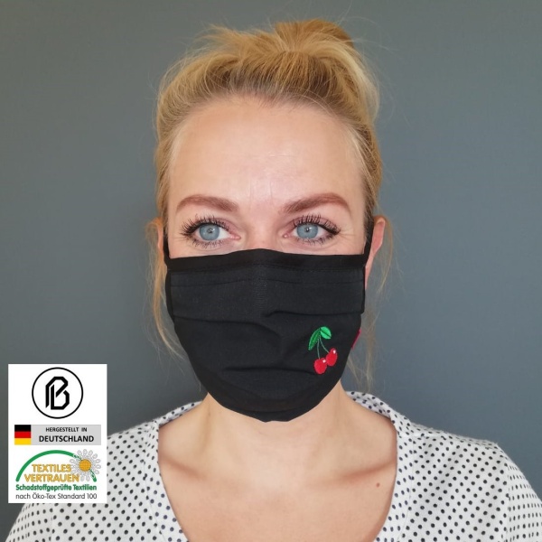 Community-Maske mit Logo-Stickerei 