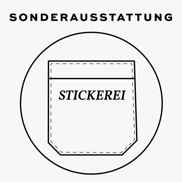 (S01) Stickerei, 1-zeilig 