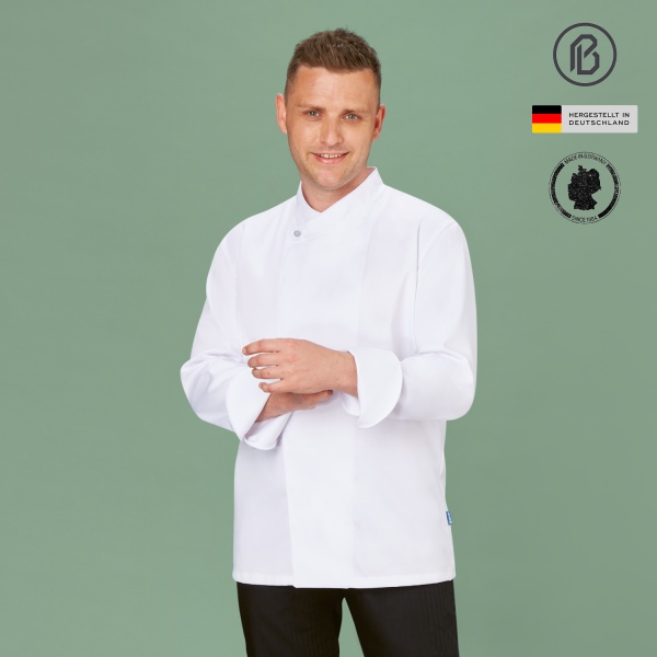 Felan-Conti weiss Herren-Kochjacke 