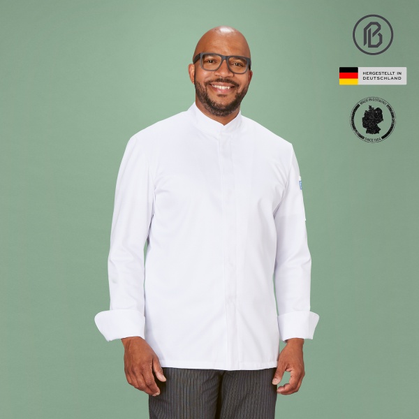 Top-Chef-Zero, weisse Kochjacke für Herren 