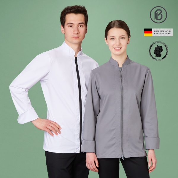 Top-Chef-Reiko, weiße Kochjacke 