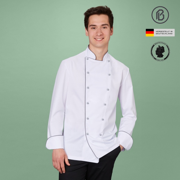 Amera-Spock, weiße Kochjacke 