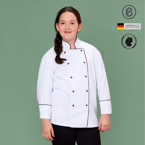 Kinder-Kochjacke , weiß, o.K. 