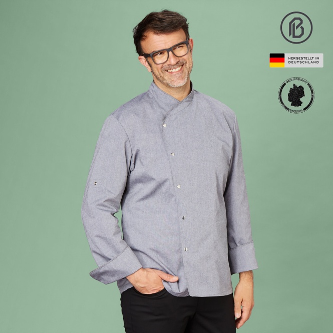 FIL-Finix, Kochjacke Melangeoptik 