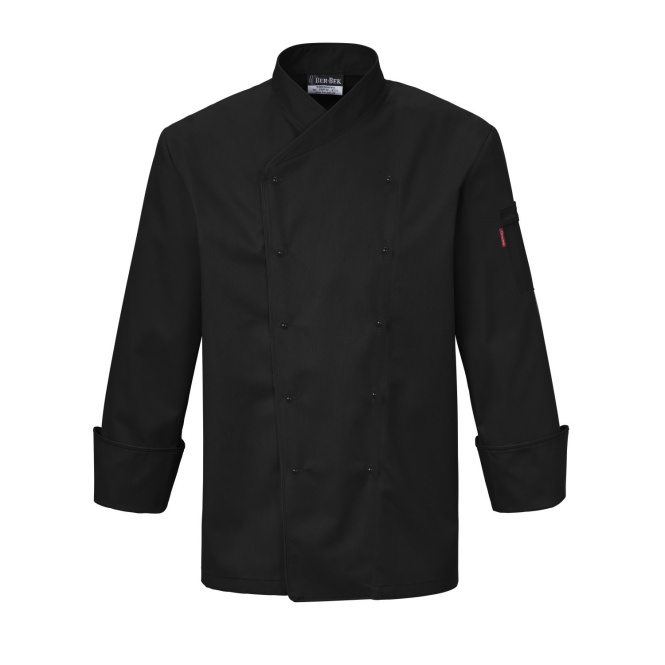 Ergo-Felix, schwarze Kochjacke 