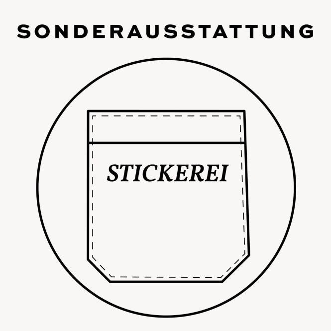 (S01) Stickerei, 1-zeilig 